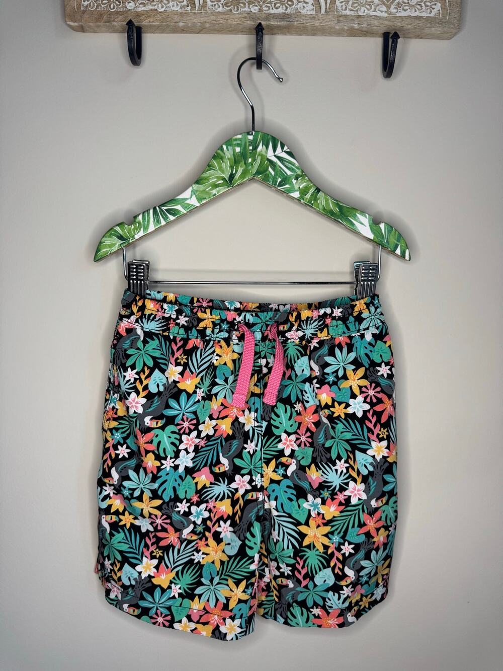 Chubbies Kids Lil Blooms Swim Trunks sz 6